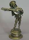 Antique 19th C. French Bronzed Sculpture of Mars by T. Doriot c. 1890 