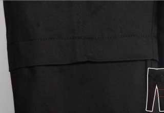  Gothic Style Mens Skirt/Flouncing Design Long Black Pants  