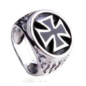  Iron Cross Ring .925 Silver Jewelry for Mens Styles 