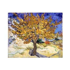 The Mulberry Tree in Autumn, c.1889 by Vincent Van Gogh 14x11  