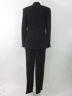 IRIS 2PCS Black Blazer Jacket Slacks Pants Suit Sz 8  