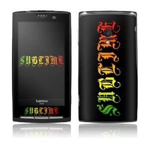   MS SUBL10134 Sony Ericsson Xperia X10  Sublime  Logo Skin Electronics