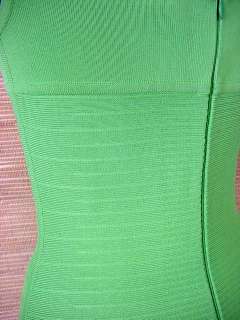 HERVE LEGER fresh green Dress M mint DO PEEK  