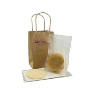  Spa body accessories kit with body sham, sponge and loofah 
