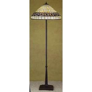  62 Inch H Greek Key Floor Lamp Floor Lamps