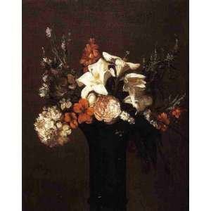  Oil Painting Flowers VI Henri Fantin Latour Hand Painted Art 