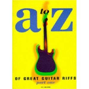   Hilbornes A to Z Great Guitar Riffs; Volume 1 (9781860741531) Books
