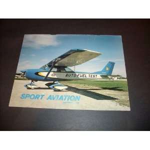   Sport Aviation Magazine September 1982 Sport Aviation Magazine Books
