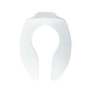   Toilet Seat with Self Sustaining Check Hinge, White