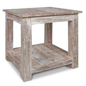 Indian Teak Wood End Table, 60cm Length, 60cm Width, 60cm 