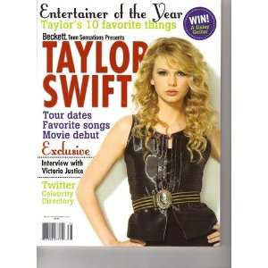   Beckett Presents Taylor Swift Entertainer of the Year BECKETT Books