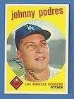 1959 Topps 495 Johnny Podres Dodgers PSA 7  