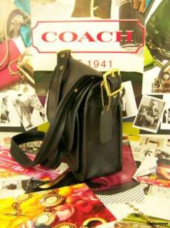 CLASSIC Black COACH Ramblers Legacy Bag Purse Handbag Tote Leather 