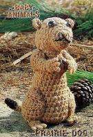 Crochet Baby Animals Prairie Dog Vintage AA  