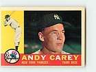 1960 Topps Set Break 196 Andy Carey EX  