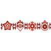 Brother Embroidery Machine Card CHRISTMAS EMBELLISHMENT  