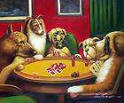 poker painting  