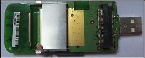 MINI PCI E WWAN TO USB ADAPTER WITH SIM CARD SLOT  