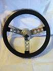FORD GRANT CLASSIC 13.5 CHROME STEERING WHEEL + ADAPTER (Fits Ford 