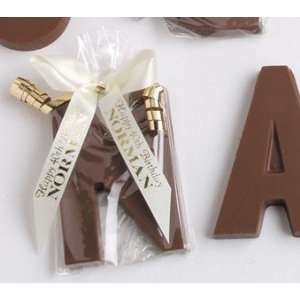   40th Birthday Chocolate Initial Party Favors
