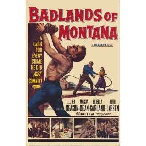  Badlands of Montana Poster Movie 27x40