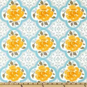  44 Wide Tea Garden Ming Blue Fabric By The Yard Arts 