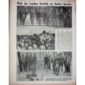   1914 WW1 Belgian Soldiers Antwerp London Scottish Army