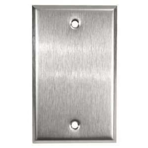  Stainless Steel Metal Wall Plates 1 Gang Blank Stainless 