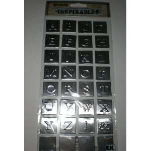  Sticko Inspirables Alpha Stickers Metal Emb.Silver