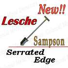 Lesche Sampson T  Handle   NEW with Serrated Edge