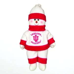  Pack of 2 NCAA Indiana Hoosiers Oversized Plush Snowman 