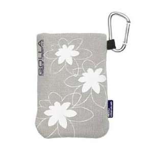 Golla cap bag, BELLA G575   light grey w/flower design Cell Phones 