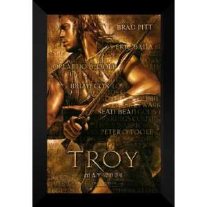  Troy 27x40 FRAMED Movie Poster   Style A   2004