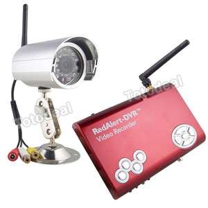   CCD CCTV Camera + Wireless Mini SD Card DVR Video Recorder  