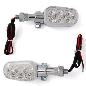  Sport Bike 18 LED Turn Signals Indicator Light Lamp For 