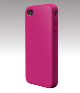 Pink Bean Silicone SKIN Gel Case Cover For iphone 4 4G 4GS  
