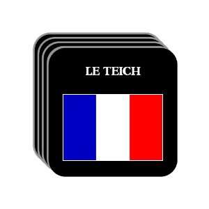  France   LE TEICH Set of 4 Mini Mousepad Coasters 