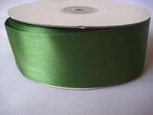 CLOVER 50 YD DOUBLE FACE SATIN RIBBON 1.5 1 1/2 INCH  