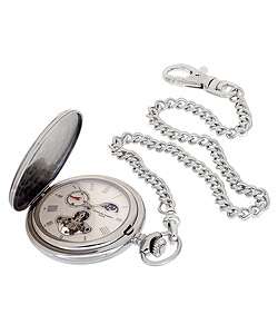 Solid Stainless Steel Pocket Watch  