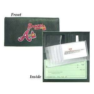  Atlanta Braves Embroidered Leather Checkbook Cover Sports 