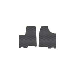  Custom Fit All Weather Rubber Floor Mats 2 Pc Fronts   Gray (2011 