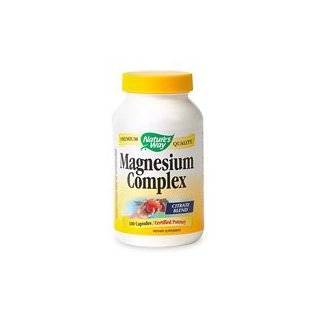 Natures Way Magnesium Complex, 100 Capsules (Pack of 2)