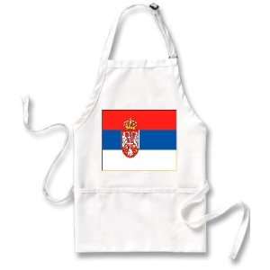 Serbia Flag Apron