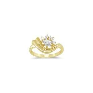  0.08 Cts Diamond Ring Setting in 14K Yellow Gold 4.0 