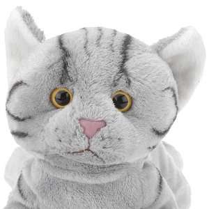  FAO Schwarz 12 inch Cosmo the Cat   Grey Toys & Games