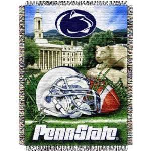  Penn State Lions NCAA Woven Tapestry Throw (Home Field 