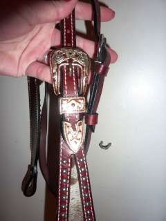 Longhorn Ol Timer New BRIDLE Show Horse Western Show Tack w Reins 