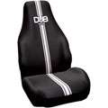 Integrated Solid Black Bucket Seat Covers (Set of 2)  