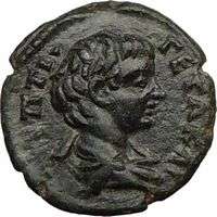 GETA w SEPTIMIUS SEVERUS 209AD Authentic Ancient Roman Coin Pautalia 