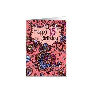  Happy Birthday   Mendhi   15 years old Card Toys & Games